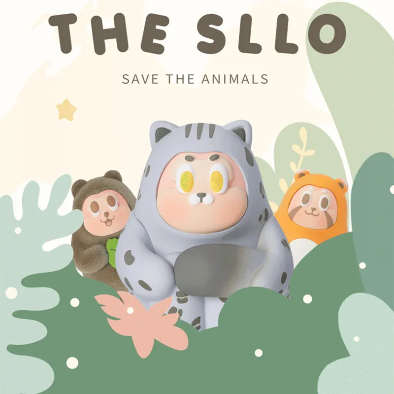 Original THE SLLO Earth Series Blind Box Toys Vinyl Doll Anime Figures Cartoon Model Desktop Ornaments Guess Bag for Girls Gift