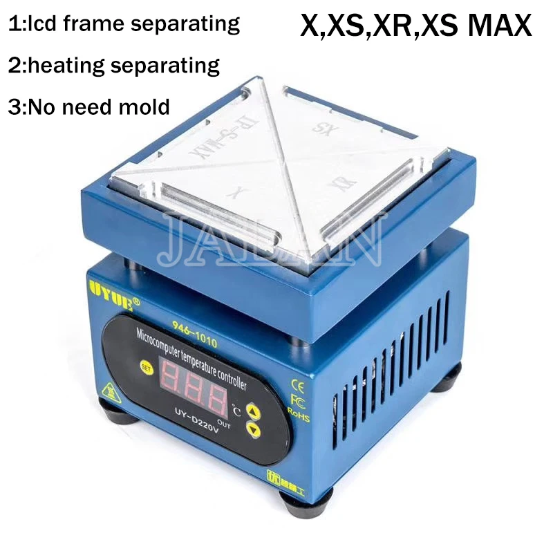uyue-universal-mold-for-ip-xr-xs-max-xs-x-lcd-glass-frame-heating-removal-does-not-require-a-mold-frame-separator