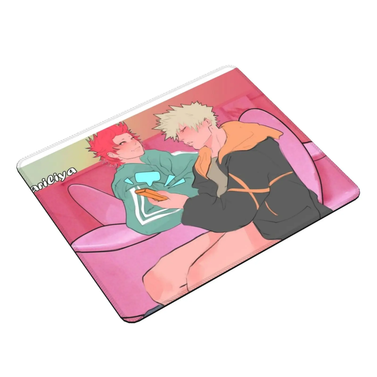 Multishitting-Kiribaku Mouse Pad DIY Print Cushion Kiribaku Bakushina Bakugou Bnha Bakugou Katsuki Bakugo