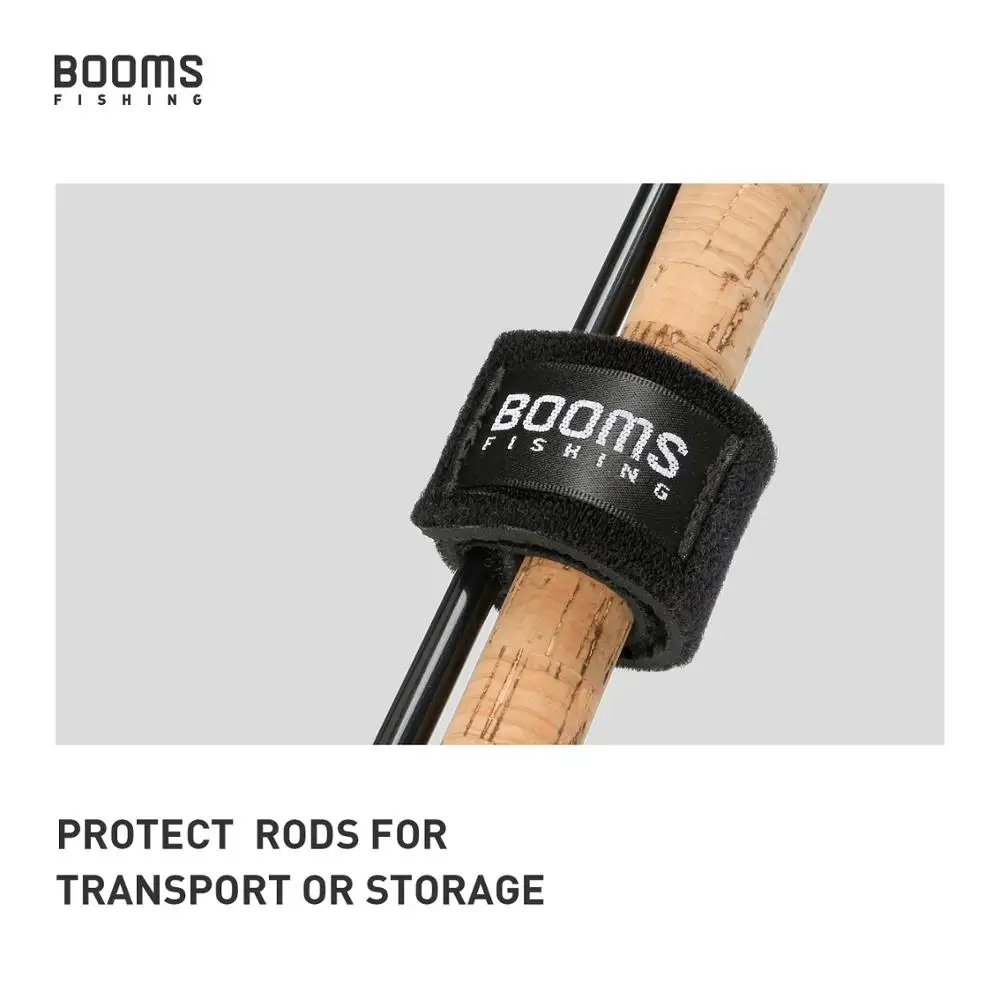 Booms Fishing RS3 Fishing Rod Belt Straps Holder Tie with Fishing Tools Accessories