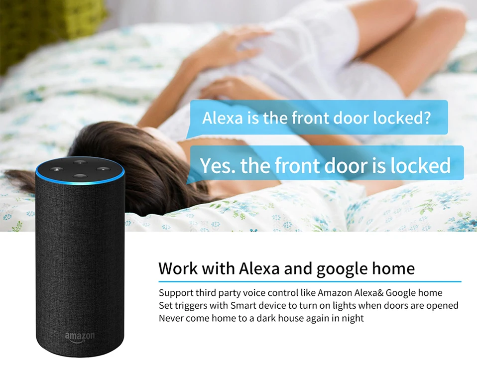 Tuya WiFi Zigbee Türsensor Kontaktsensor Offen Geschlossen Detektor Smart Home Alarm Sicherheitsschutz Arbeiten Sie mit Aleax Smart Life – Detail 7
