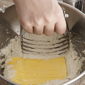 Cortador de massa profissional superior do misturador da massa da massa com lâminas de aço inoxidável resistentes 8 principais vendas batedeira bolo profissional - №7