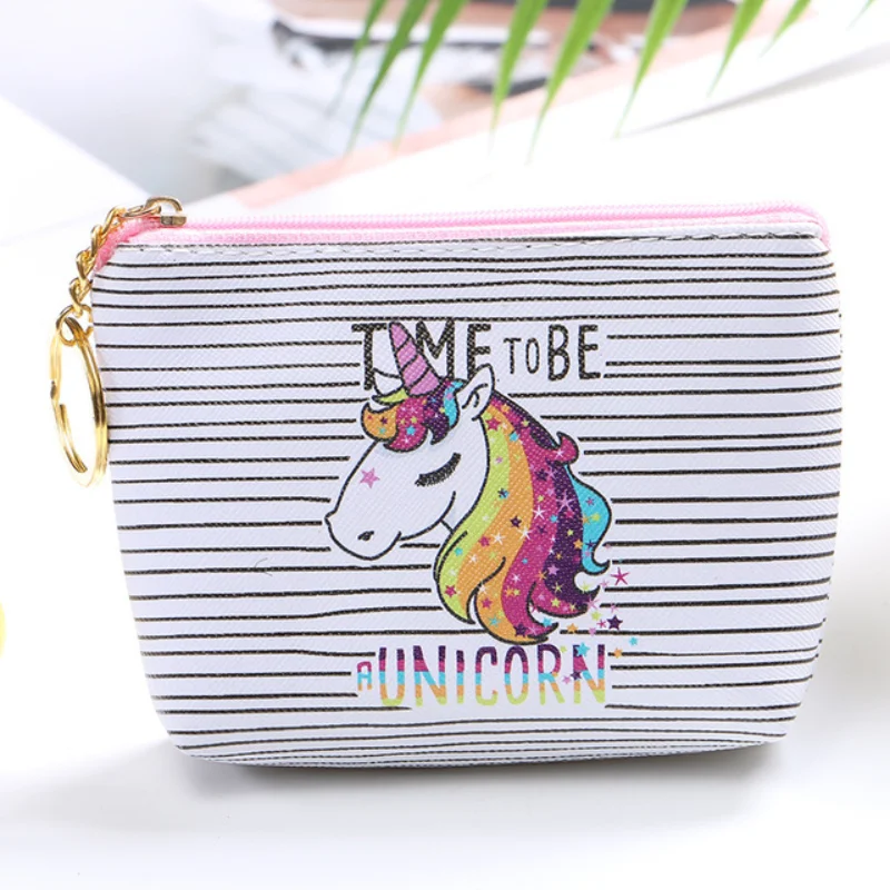 Cute Kawaii Holder Good Anime Kid Bags for Girls new Children Cartoon Unicorn Coin Purses Women Wallets Small Ladies Purse Gift