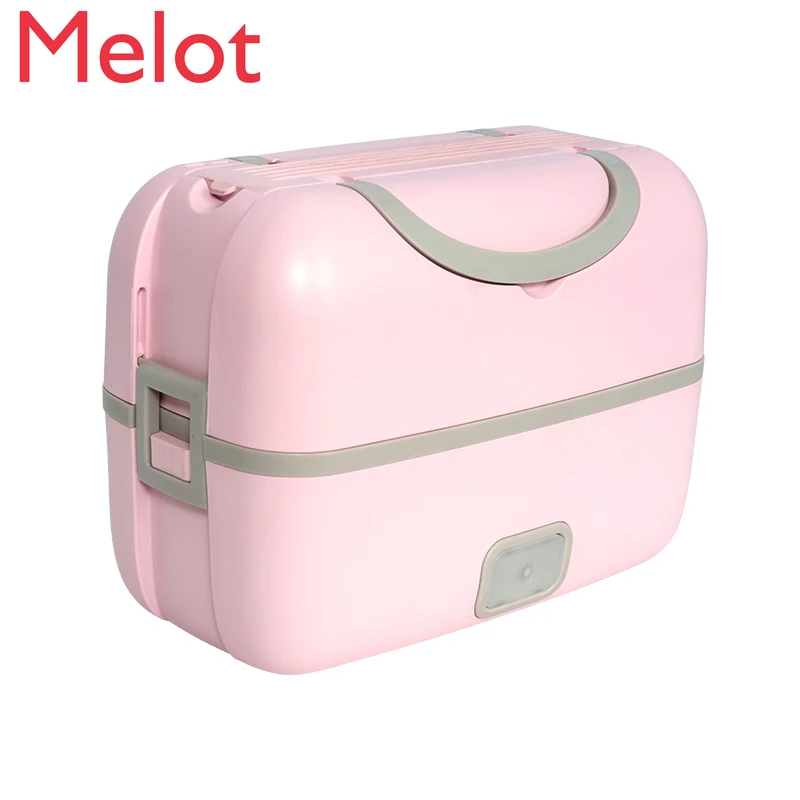 Electric Lunch Box Can Be Inserted Electric Heating Automatic Insulation Office Worker Lunch Box Cooking Hot Rice Pot Artifact