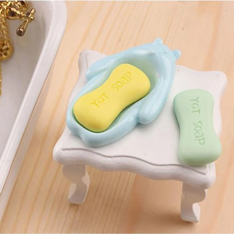 4PCS 1/12 Dollhouse Miniature Soap Pretend Play Toy Doll House Decoration New