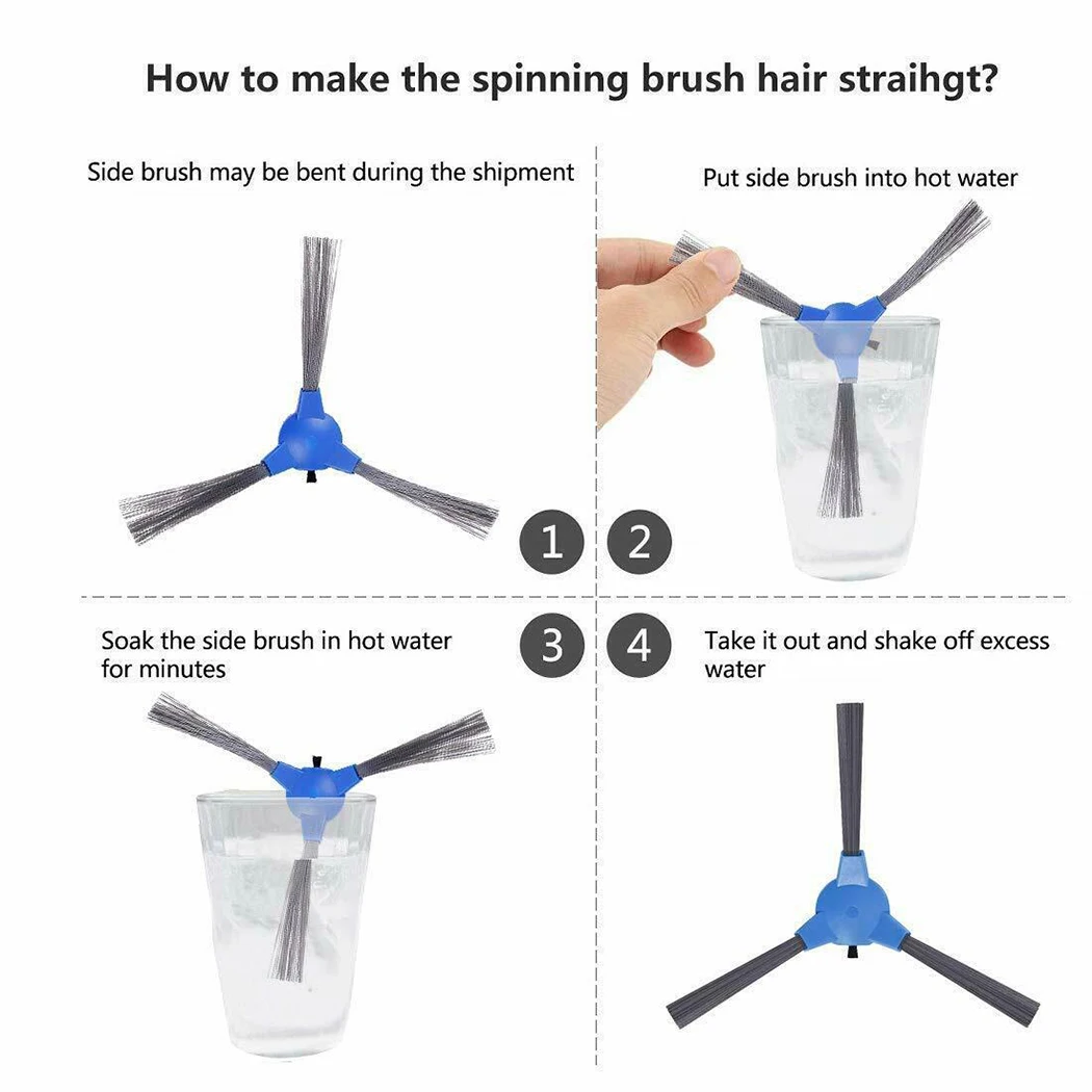 Für cybovac e20 30 31 roboter staubsauger ersatzteil hepa filter haupt walze spin brush mop ersatz kit