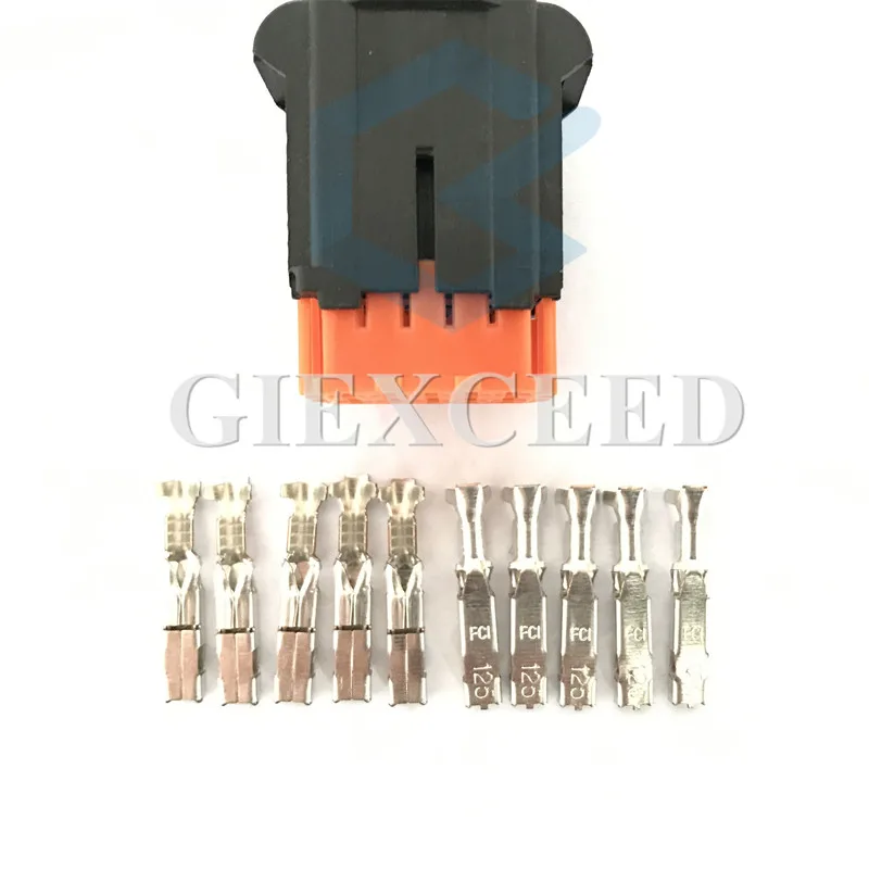 2 Sets 10 Pin Molex Series Automotive Socket AC Assembly 10 Position Female Auto Connector 1.5mm