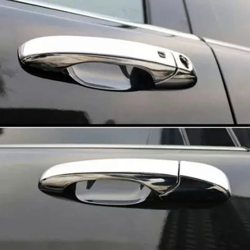 

For Jeep Grand Cherokee WK2 2011-2017 Accessories Car door protector Handle Decoration Cover Trim ABS Chrome Car Styling 8pcs