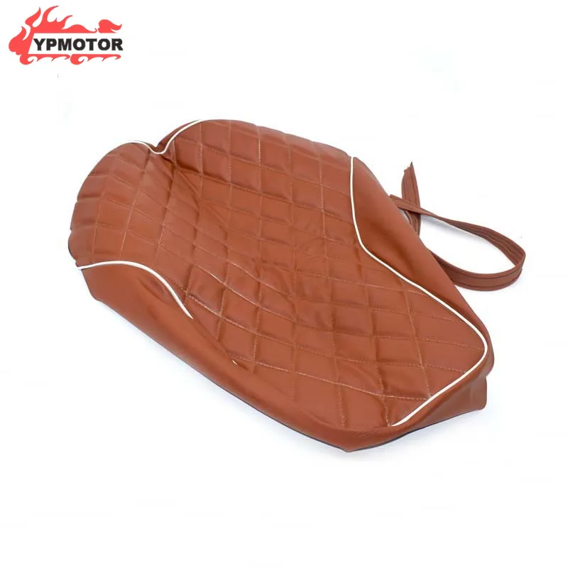 

Modified CB 400 92-15 Motorcycle Brown Seat Cover Guard PU Leather Cushion For Honda CB400 Super Four 1992-2015 CB400SF VTEC