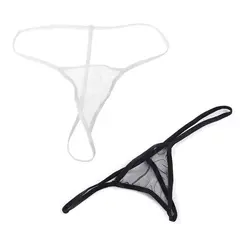 Women Sexy Transparent Thongs G-String Sheer V-String Lingerie  Panties Underwear