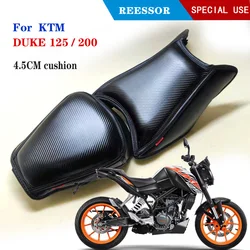 For 2017-2022 KTM DUKE125/200 Motorcycle Cushion 4.5CM Comfortable Sponge Cushions Breathable Mesh Long Trip Riding Seat Cover