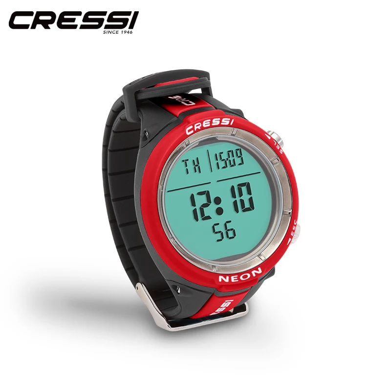 Cressi Neon Diving Computer Watch Four Operative Modes with a Simple Interface Scuba Freediving Equipment Created in Italy