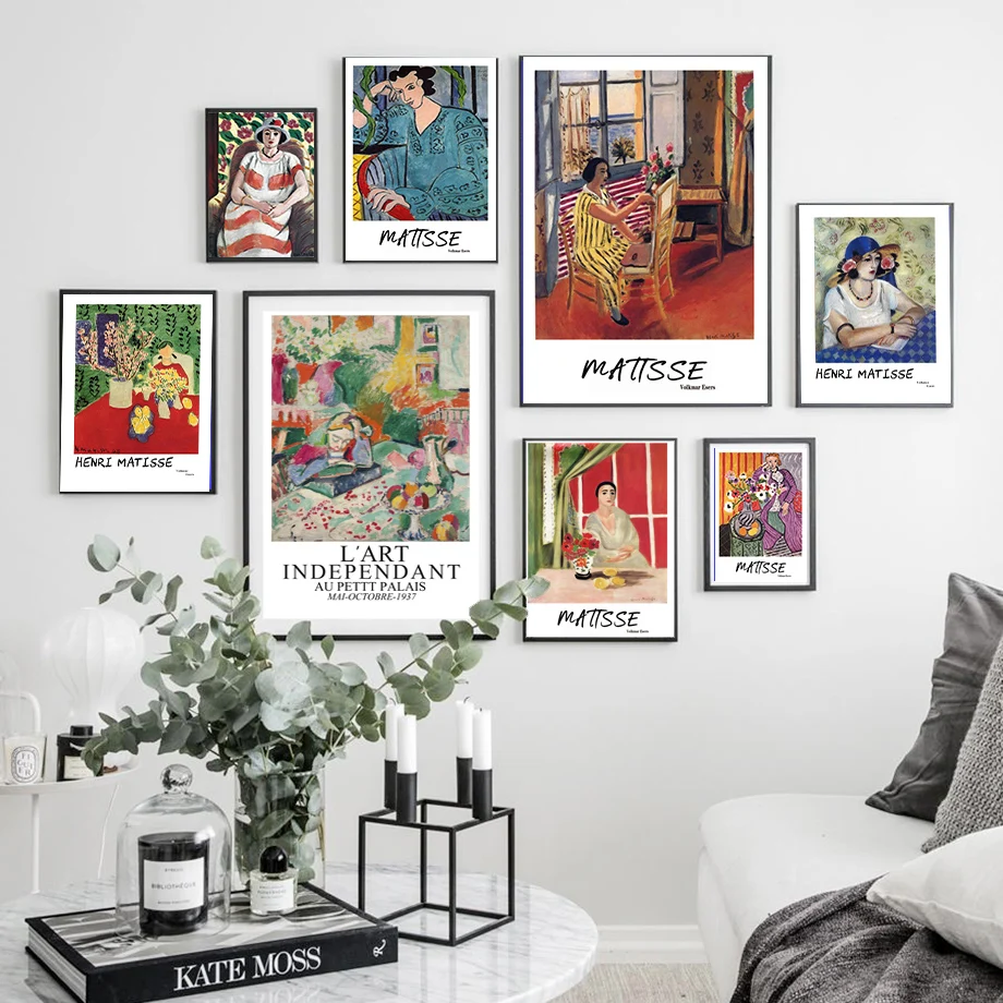 Abstract Woman Figure Matisse Canvas Painting Nordic Posters And Prints Vintage Art Wall Pictures For Living Room Home Decor