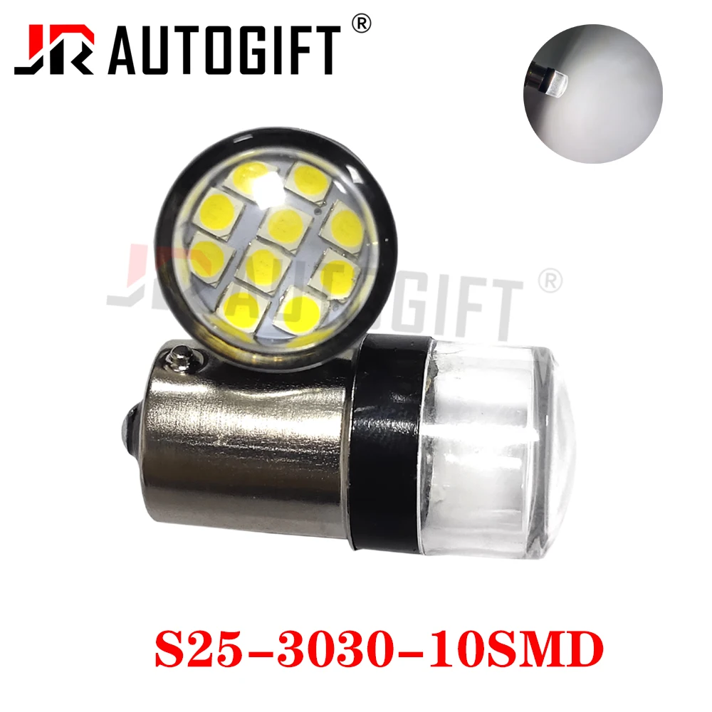 100PCS Hot Selling 1156 1157 BAY15D LED 3030 10SMD Car Turn Signal Light Brake Reserve Lamp