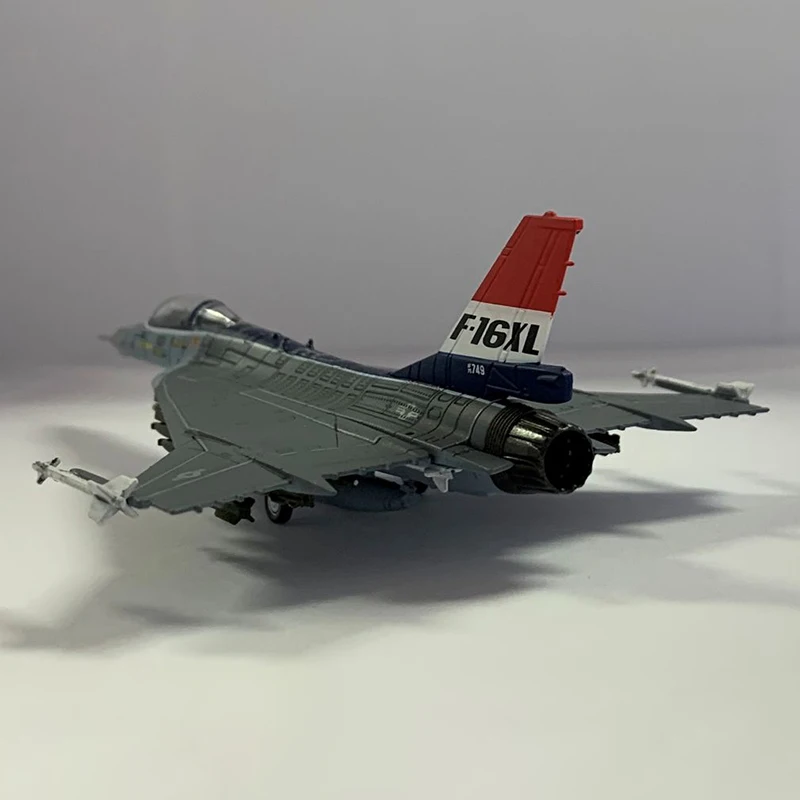 Diecast 1/144 scala US Air Force F16XL F-16XL XL-1 lega Fighter Aircraft Model Metal Toys aereo per esposizione da collezione