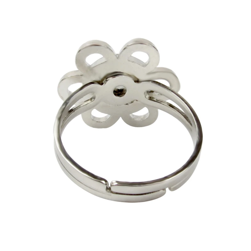 Flower Mood Ring Color Change Mood Ring Adjustable Emotion Feeling Changeable Temperature Ring Jewelry For Women Men Kids Gifts