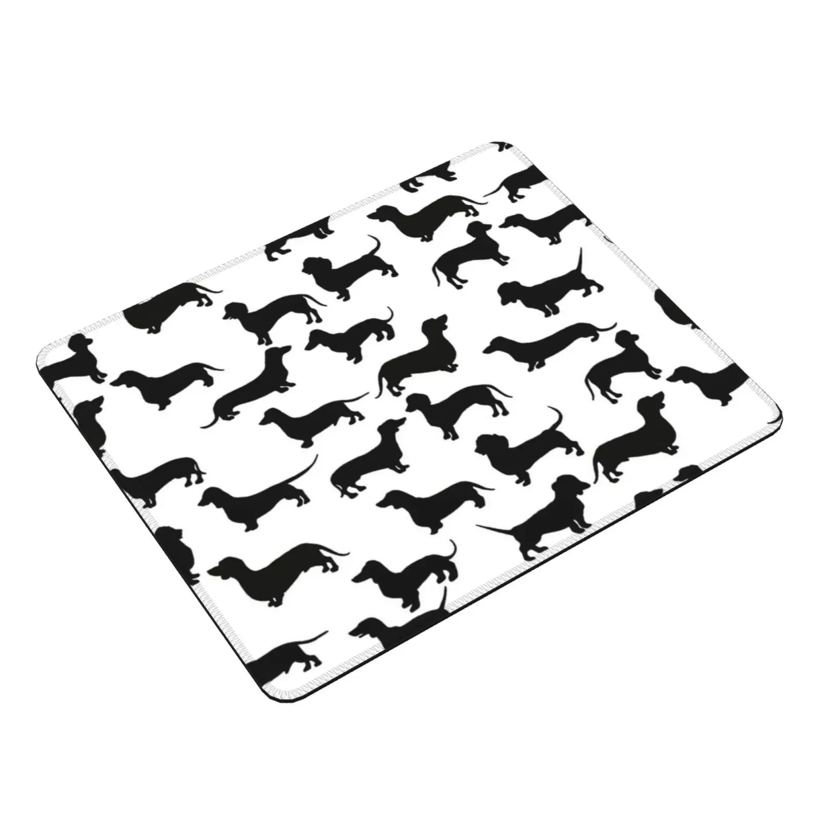 Dachsunds A Many! Mouse Pad DIY Print Cushion Dachshund Dog Puppy Wiener Hot Pet Animal Hound Black