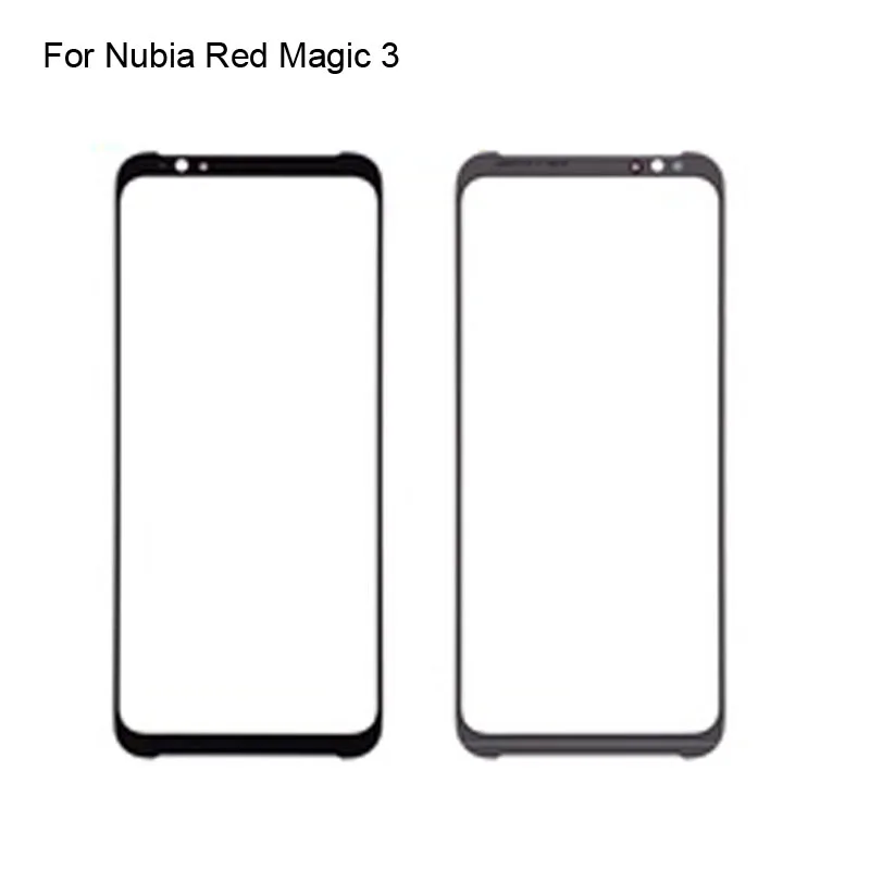 

For Nubia Red Magic 3 NX629J Front LCD Glass Lens touchscreen RedMagic 3 Touch screen Panel Outer Screen Glass without flex