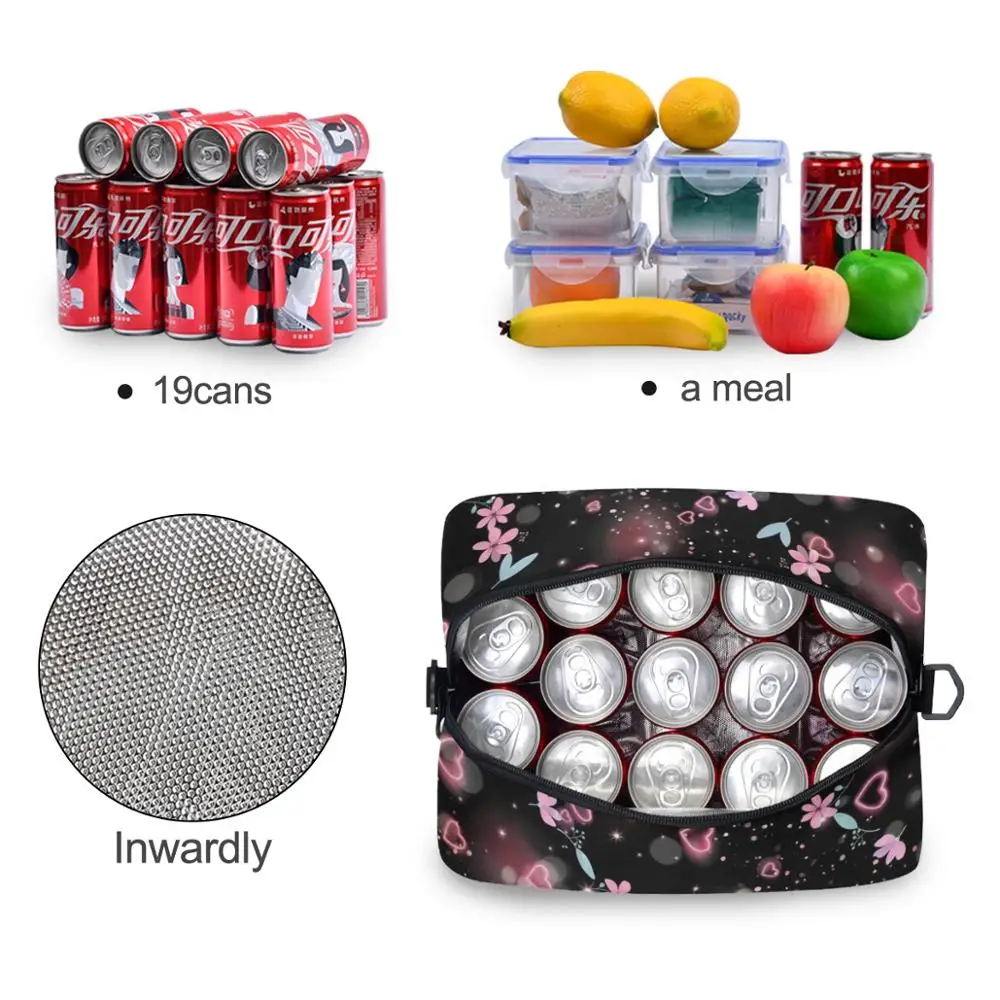 2023 New women Lunch Bag Fresh Insulation Cold Bales Thermal Oxford Waterproof Convenient Leisure Bag sunflower print Tote bolso