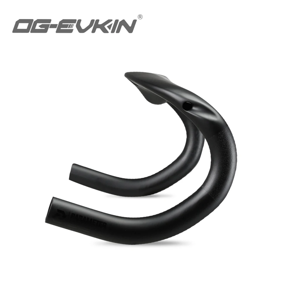 OG-EVKIN HB-003 AERO Carbon Fibre Handlebar 31.8MM 420/440/460MM Road Bike Bent Bar Carbon Road  Handle Bar Bicycle Parts Racing