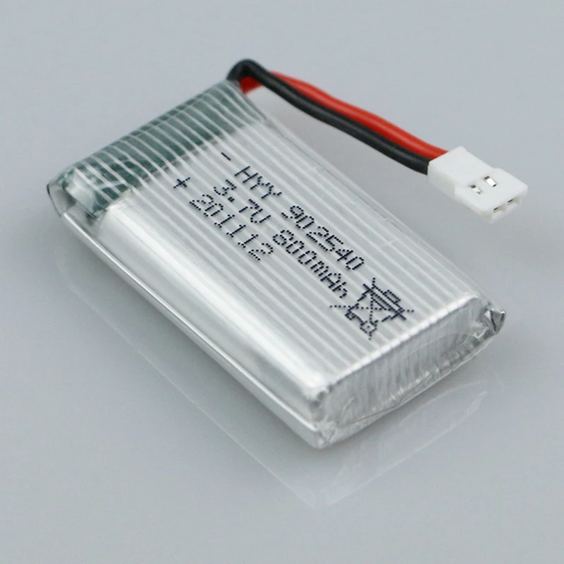 2024 New 3.7V 800mAh 902540 Lithium Battery For Syma X5 X5C X5S X5SC X5HW X5HC Quadcopter