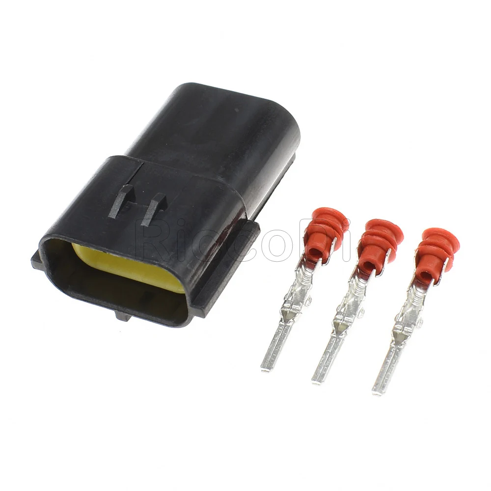 1-20Sets 3Ways Female Male Auto Electrical Plug Waterproof Denso Connector 174359-2 174357-2 Oxygen Sensor