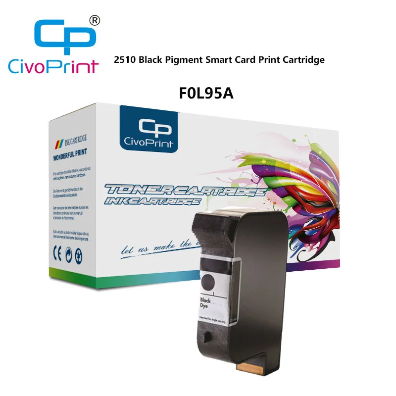 

Картридж для принтера смарт-карты HP 2510 Civoprint F0L95A с черным пигментом