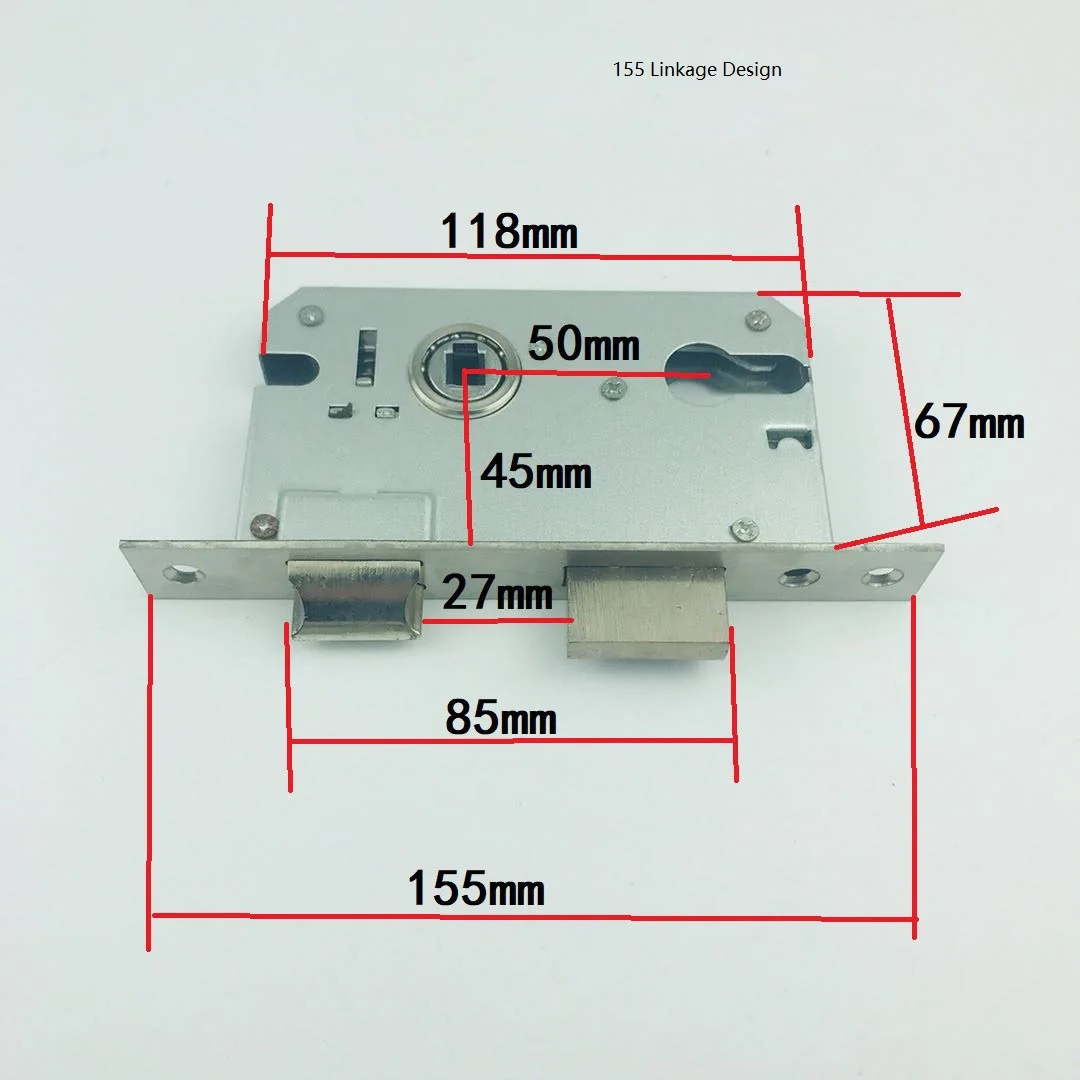 5045 University  Mortise Heavy spring door lock body Bathroom Washroom lock fittings Home hardware fittings Pull Up Design