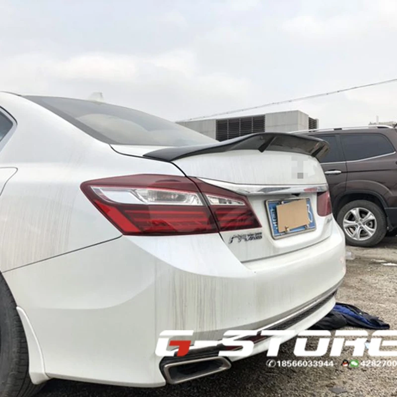 

For Honda Accord Spoiler 2014 - 2017 Carbon Fiber / FRP Tail R Style Spoiler Accessories