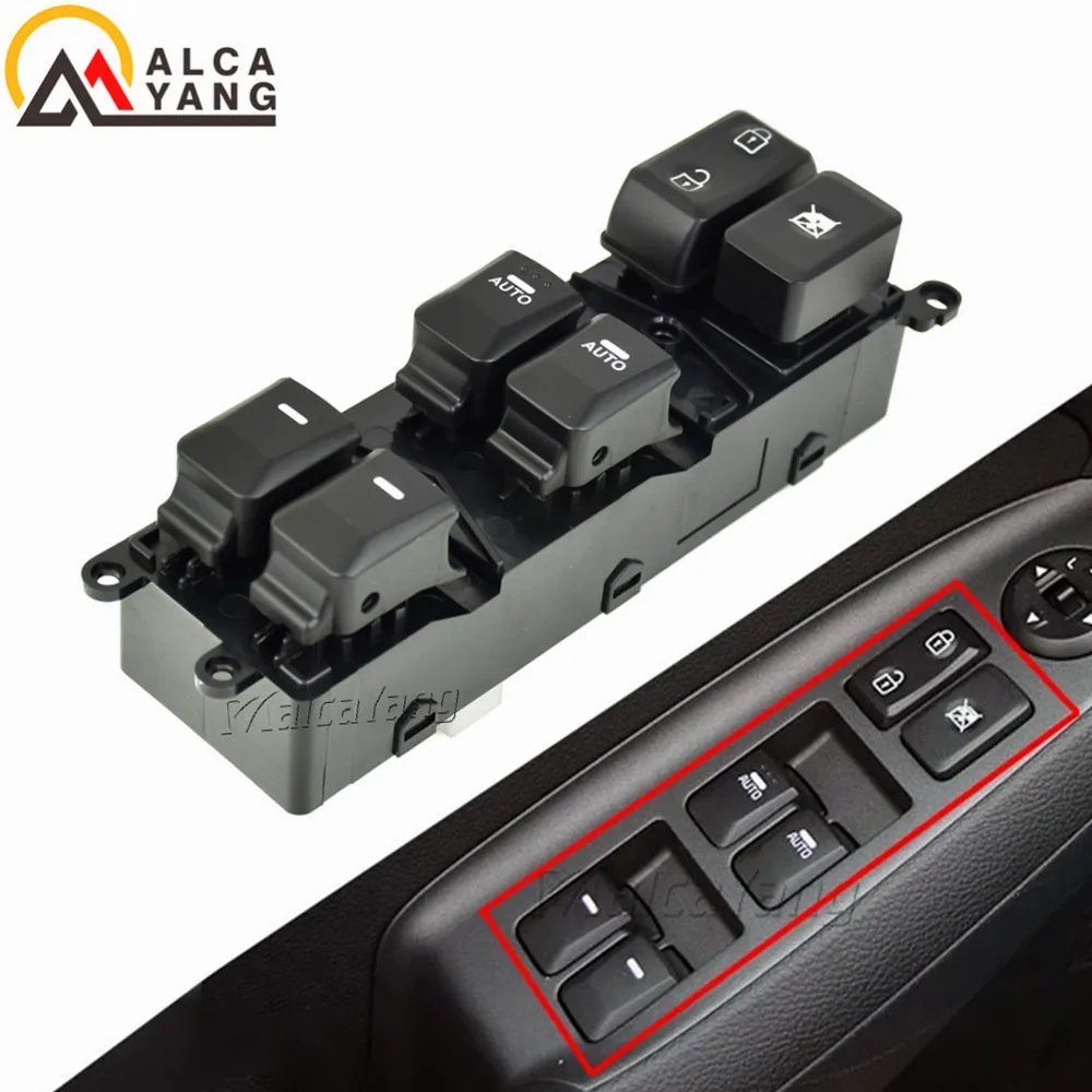 Hight Quality Window Lifter switch driver's side For Kia Forte 2014 2015 2016 2017 2018 Power Window Main Switch car-styling