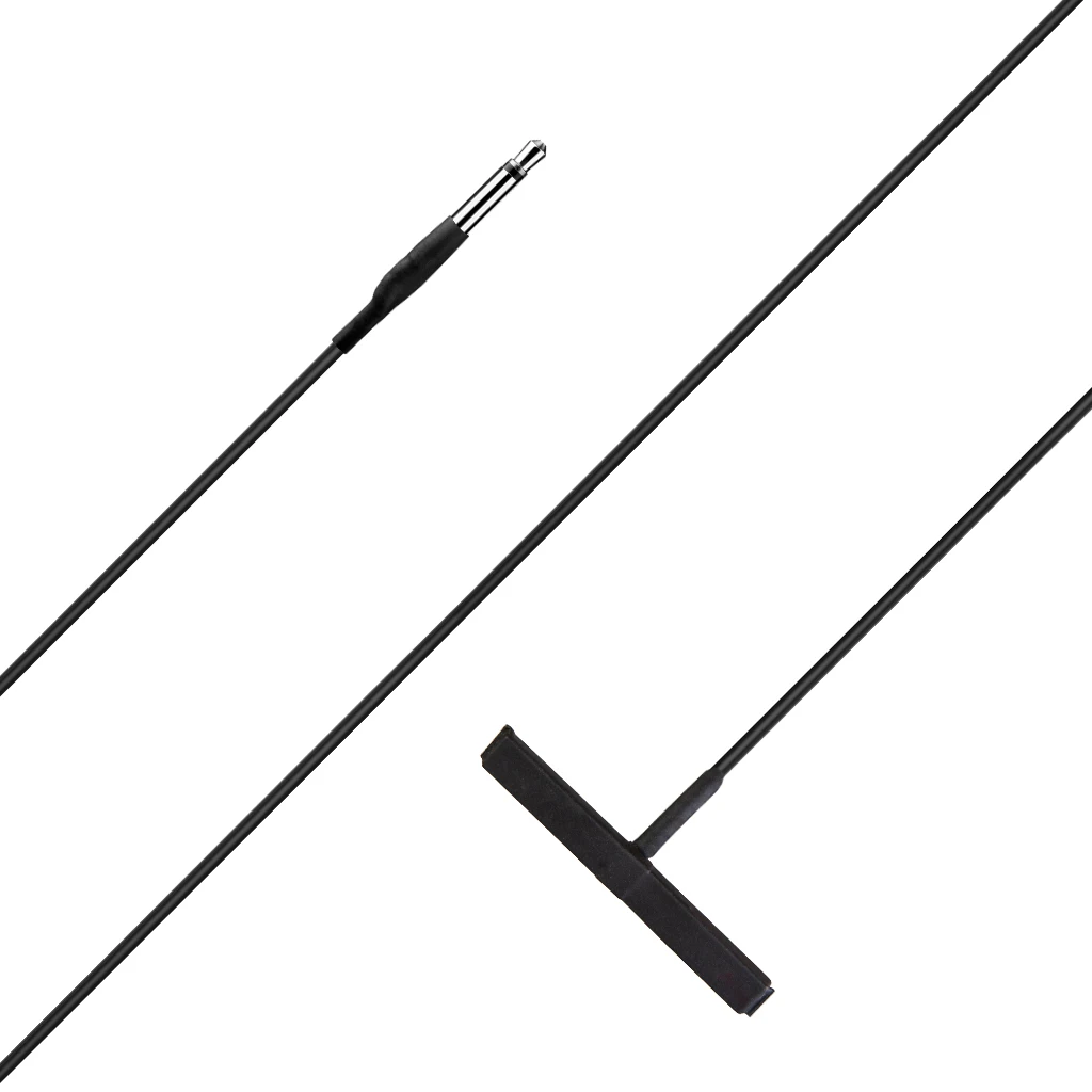 1/5/10pcs Electric Violin Piezo Ultrathin Black Pickup Under-Saddle Passive Piezo Film Pickup Sticks For 4/4 Violin With Plug