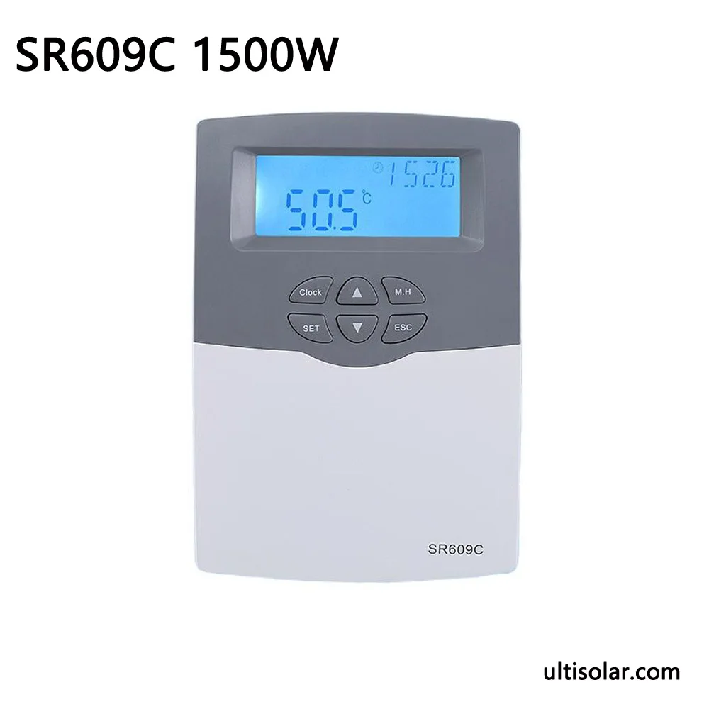 

SR609C 1.5KW Solar Water Heater Controller for Compact Pressurized System with 1500W and Below Electrical Heater Ultisolar New