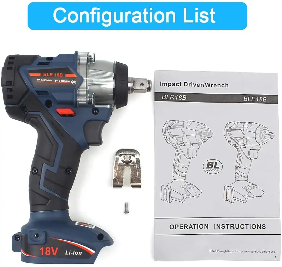 Zamiennik do Makita DTW285Z 18V li-ion bezszczotkowy 1/2 \