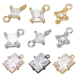3Pcs/lot,High-Quality Crystal-Clear Charms for Women's Necklaces and Earrings—DIY Handmade Jewelry Making Supplies Model:VD685