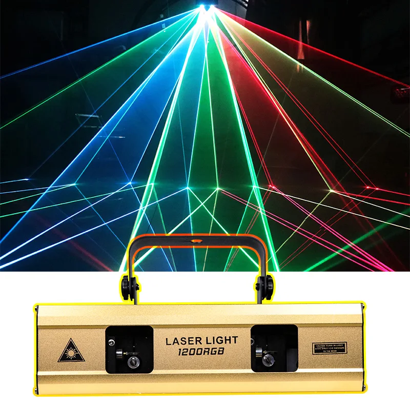 NEW 2000MV  Beam Laser Scanning Projector Light DJ Disco Stroboscopes Sound  Stage Party Lights DMX512 Controller Light for Club