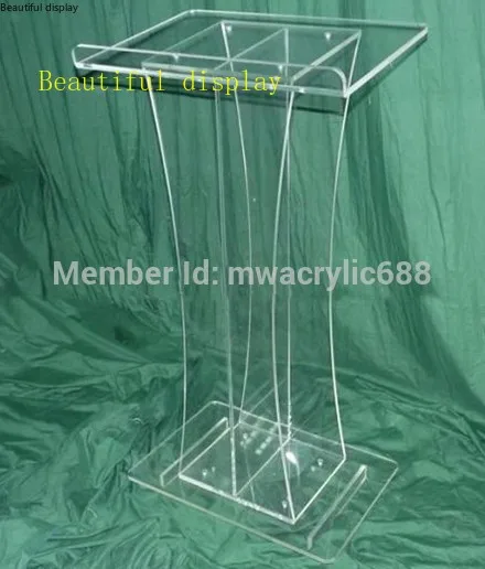 

pulpit furniture Free Shipping Beautiful Simple Elegant Acrylic Podium Pulpit Lectern acrylic podium plexiglass