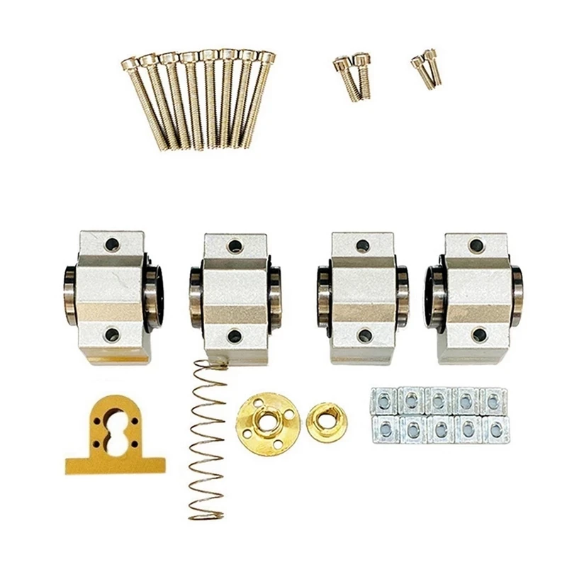 1 Set Kit di aggiornamento asse X CNC 3018 Pro e 1 Set Nema17/23 42BYG/57 Stepper applicare 45Mm mandrino T8 rame dado anti-gioco vendita al