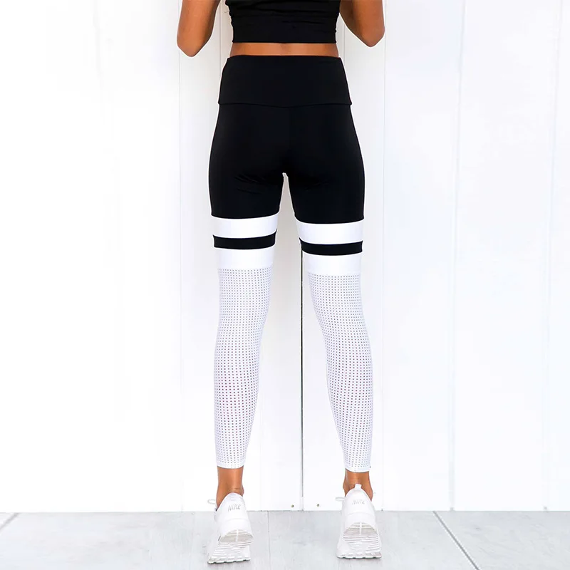 Fitness Yoga Leggings sportivi per Vrouwen Sport Strakke Mesh Yoga Legging Yoga Broek Vrouwen Collant da corsa Vrouwen Yoga Leggings