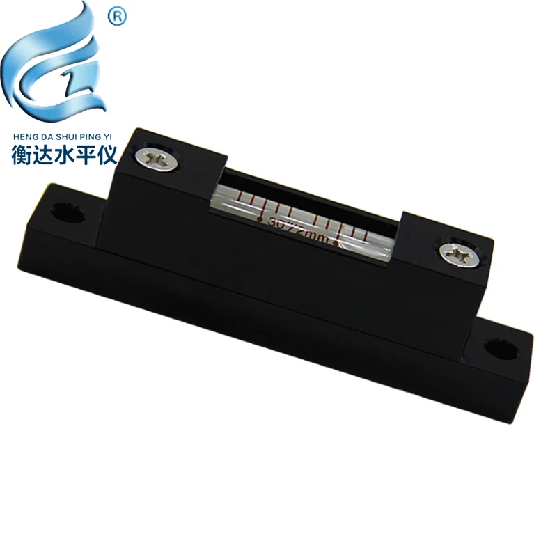 High-precision bubble level, adjustable metal horizontal bubble