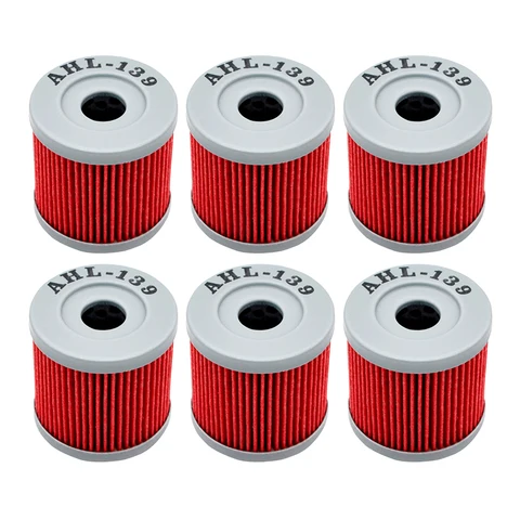 Масляный фильтр мотоцикла 1/2/4/6 шт. для Suzuki DRZ400 DRZ400E DRZ400S DRZ400SM DRZ LTZ 400 SM Quadracer LTR 450 LTZ400 Quadsport
