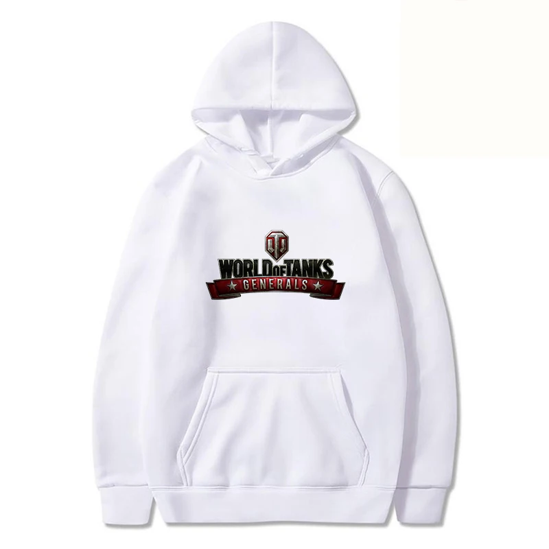 Game World Of Tanks Hoodies Harajuku Hip Hop Streetwear Men Women Autumn Winter Hooded Sweatshirt Pullover Tops