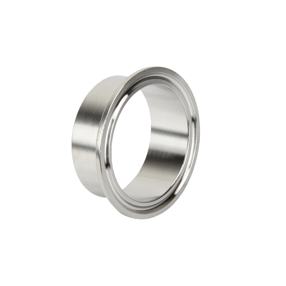 SS304 Stainless Steel Sanitary Food Grade Quick Fitting Chuck Clamp Welding Direct End Quick Opening Flange 12.7MM-254MM