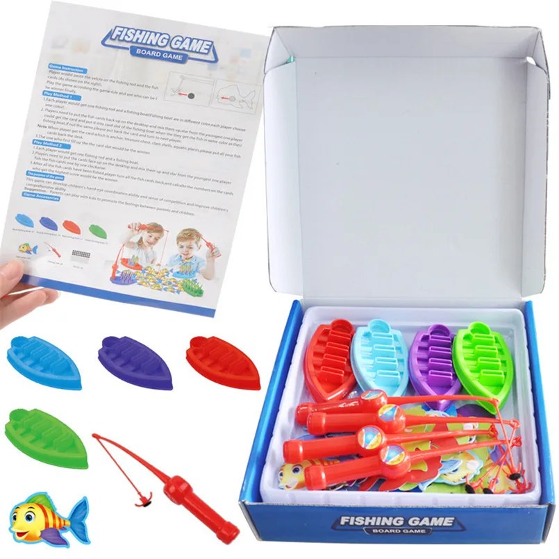 Juego de mesa magnético de peces para niños, juego educativo interactivo para padres e hijos, competición de batalla, juegos de pesca para niños, regalos