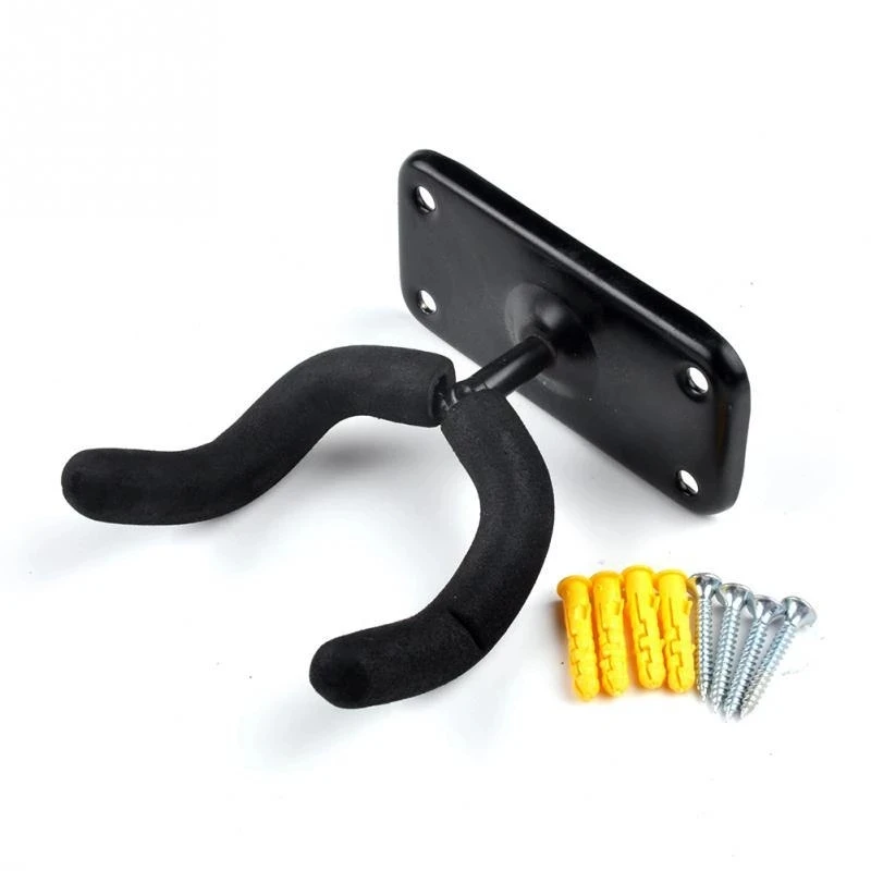 Guitar Hanger Hook Holder Wall Mount Stand Rack Bracket Display Fits Most Guitar Bass Easy To Install+Screws