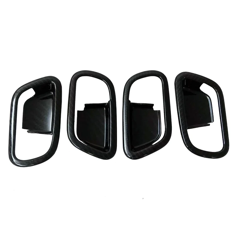 Car Interior Mouldings For Nissan Patrol Y62 2013 2014 2015 2016 2017 Inner Door Handle Bowl Sticker Case Accessories 4pcs