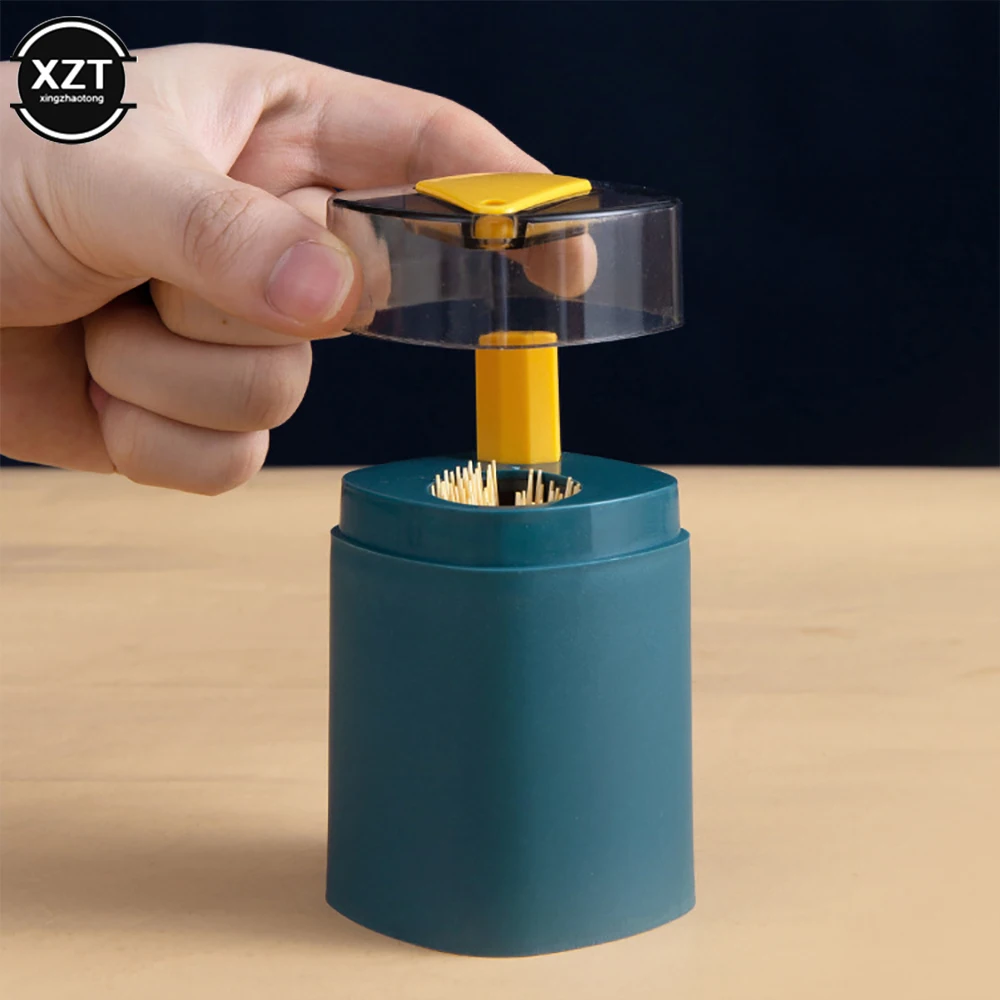 Clearance sales Automatic Toothpick Holder Box Portable PP Toothpick Container Toothpick Dispenser Toothpick Storage Box