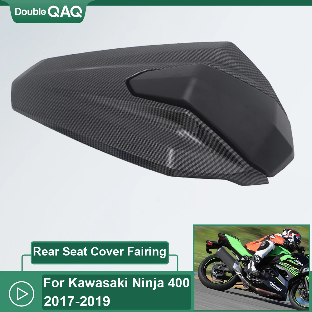 

Для Kawasaki Ninja 400 2017 2018 2019 Ninja400 ABS зеленый высококачественный чехол для заднего сиденья мотоцикла капюшон только для сиденья