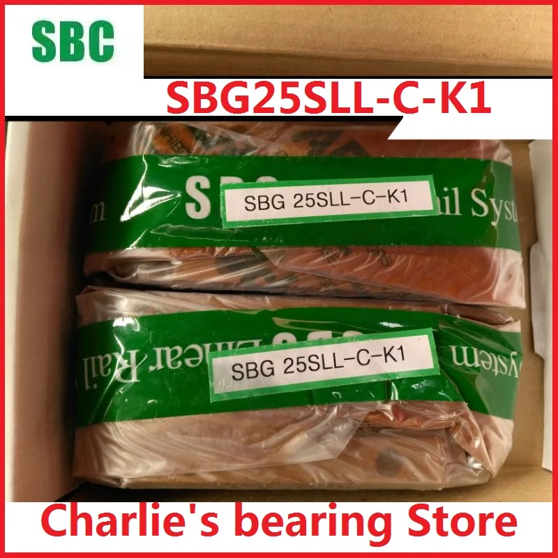 

1pc 100% brand new original genuine Korea SBC linear guide bearing slide SBG25SLL for engraving machine accessories slider