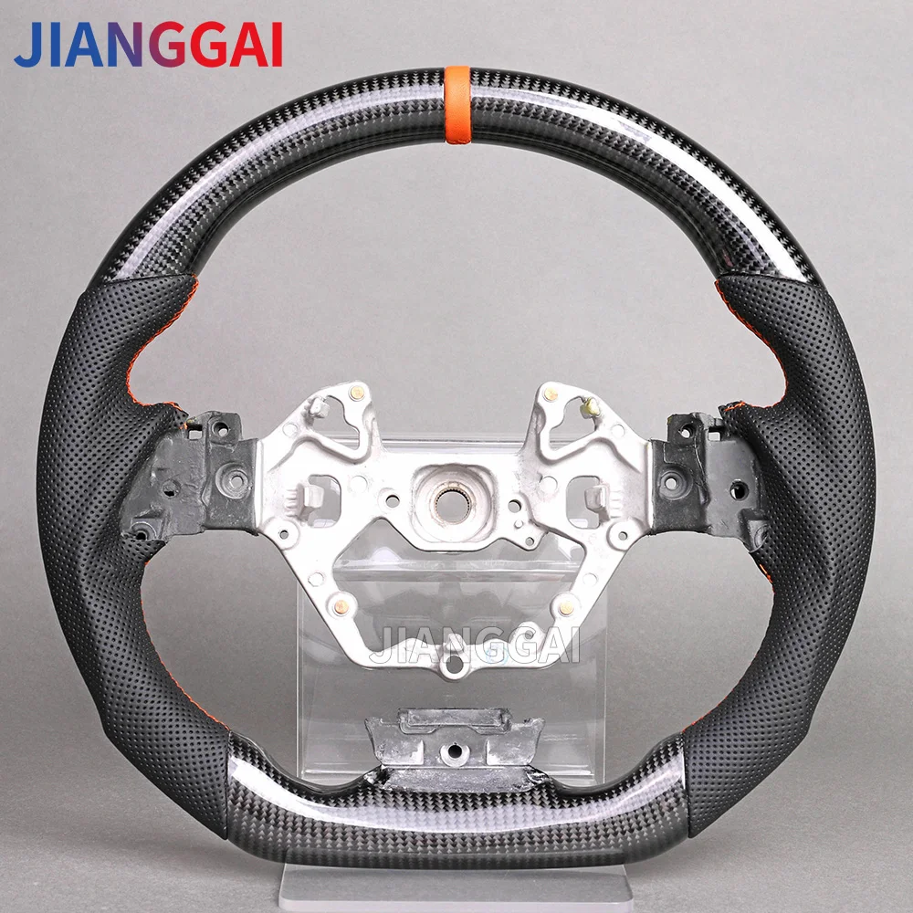 Customized Leather Carbon Fiber Car Steering Wheel Fit For Honda CRV 2011 2012 2013 2014 2015 2016 2017 2018 2019 2020 2021