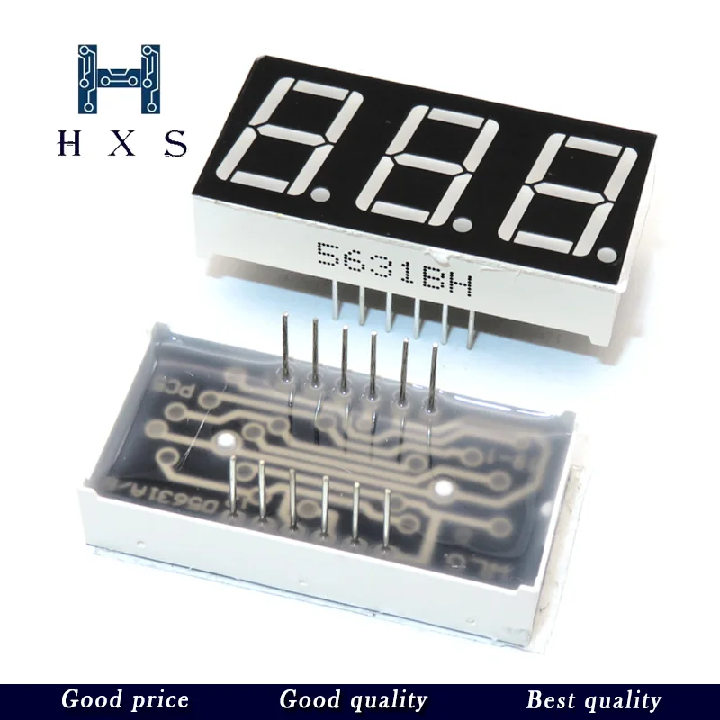 5PCS 0.56inch LED display 7 Segment 1Bit/2 Bit/3 Bit/4 Bit Digit Tube Blue Common Cathode / Anode Digital 0.56 inch led 7segment